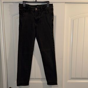 Express Men's Slim Straight Jeans in Black
